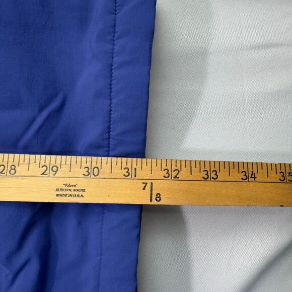 Lands’ End Hooded Heavy Parka Men’s Large Blue Gray Fleece Lined Winter Jacket - Picture 7 of 7